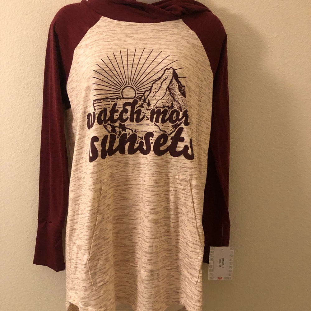 LulaRoe NWT Amber Hoodie- sz: small